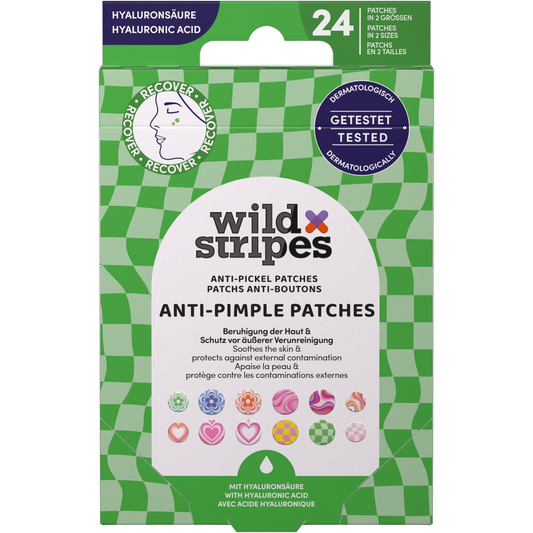 WILD Stripes Anti-Pimple Patches Groovy Protect 24 db (4063528090737)-0
